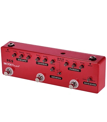 педаль эффектов mosky dc5 multi effect pedal