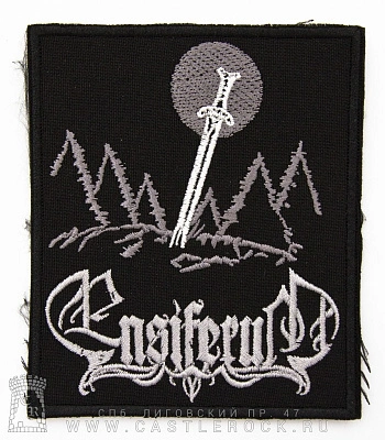 нашивка ensiferum (меч в камне, вышивка)