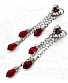 серьги alchemy gothic (алхимия готик) e272 bleeding heart