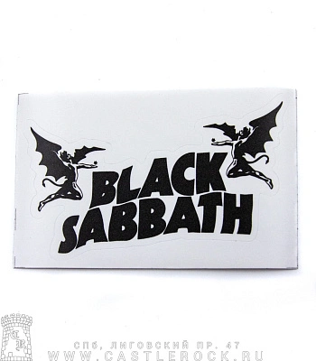 наклейка виниловая black sabbath (лого, средняя)