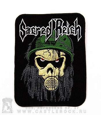 нашивка sacred reich o.d. (вышивка)