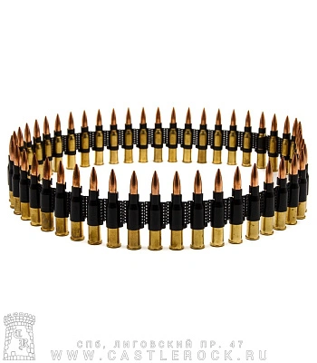 ремень патронташ (50 патронов, медный с золотым)