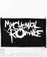 нашивка my chemical romance (лого белое, широкая)