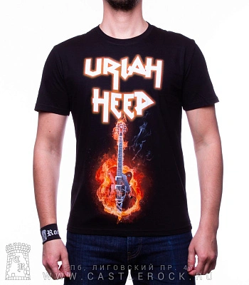 футболка uriah heep (гитара)