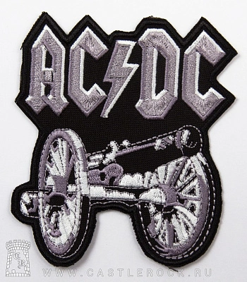 нашивка ac/dc "for those about to rock" (вышивка)