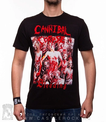 футболка cannibal corpse "the bleeding"