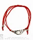 фенечка-шнурок наручники "freedom" (красная)