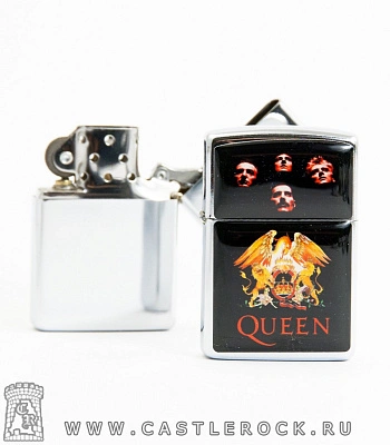 зажигалка цветная queen