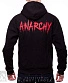 балахон на молнии anarchy анархия "fuck the system"