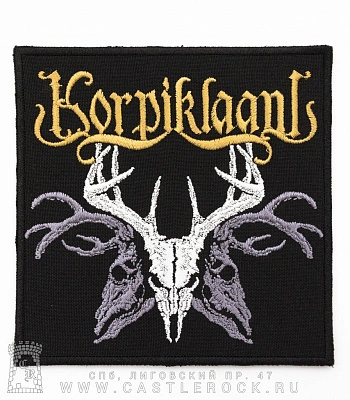нашивка korpiklaani (черепа оленей, вышивка) 
