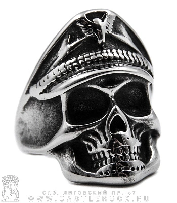 перстень череп офицера