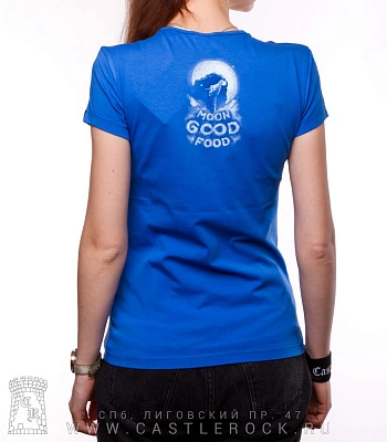 женская футболка жираф и луна "rеаch the sky" (светится)