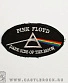 нашивка pink floyd "the dark side of the moon" (овальная, вышивка)