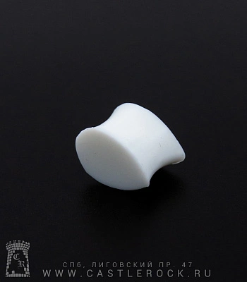 Плаг Силикон Капля (белый) 10х15 мм