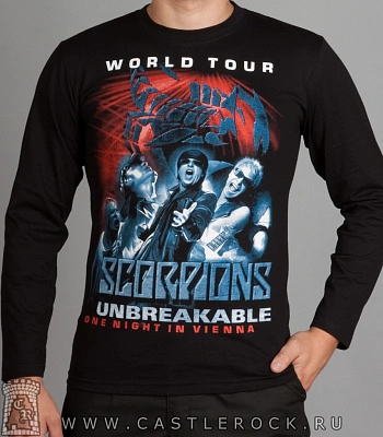 футболка scorpions "one night in vienna" д/р