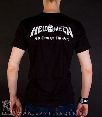 футболка helloween "the time of the oath"