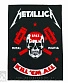нашивка на спину metallica "kill 'em all. seek and destroy"