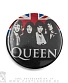значок queen (группа, флаг великобритании)