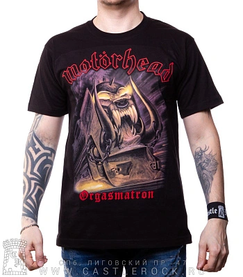 футболка motorhead "orgasmatron"