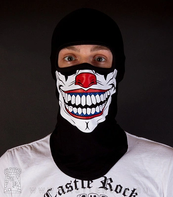 шапка балаклава клоун (синие десны)