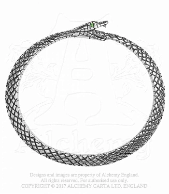 браслет alchemy gothic (алхимия готик) a121 sophia serpent