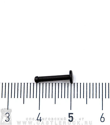 Лабрет Безрезьбовой Биофлекс Черный со Стразом (красным) 1,6 х 10 х 2