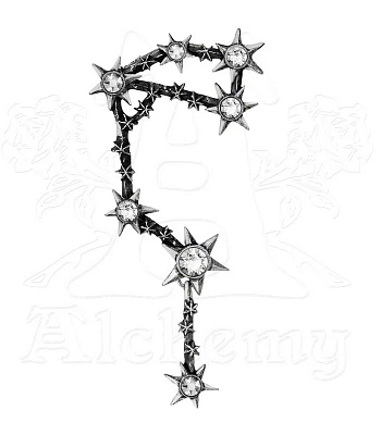 серьга кафф alchemy gothic (алхимия готик) e374 daughters of darkness