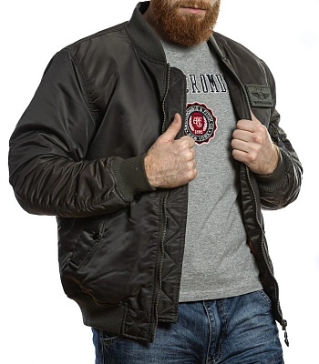 куртка пилот foersverd серо-зеленая (патч, бомбер) куртка пилот foersverd серо-зеленая (патч, бомбер)