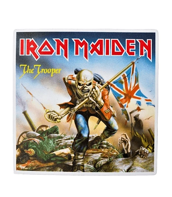 наклейка виниловая iron maiden "the trooper"