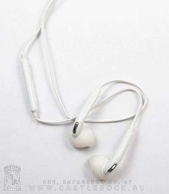 наушники с гарнитурой белые