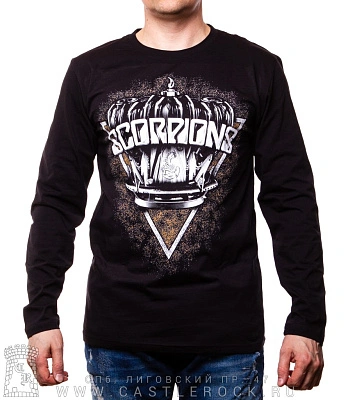 футболка scorpions "return to forever" (ч/б) д/р