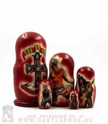 матрешка guns'n'roses