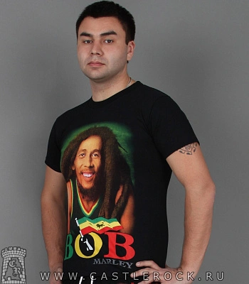 футболка bob marley