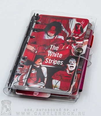 блокнот-скетчбук white stripes