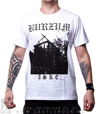футболка burzum "aske" (белая)