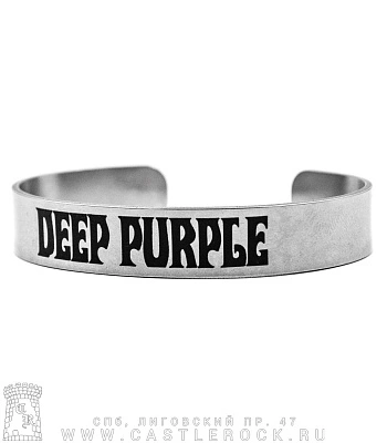 браслет стальной с гравировкой deep purple