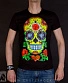 футболка череп santa muerte (светится)