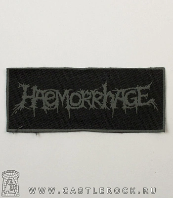 нашивка haemorrhage (серое лого)