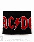 напульсник трикотажный ac/dc (лого красное)