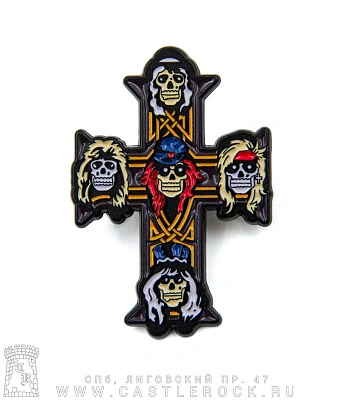 значок цанга guns'n'roses "appetite for destruction"