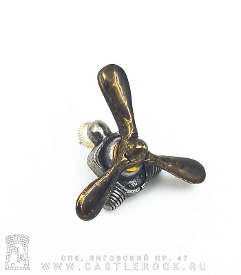 серьга alchemy gothic (алхимия готик) e288 daedalus pinna prop