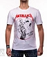 футболка metallica "and justice for all" (надпись красная, белая)