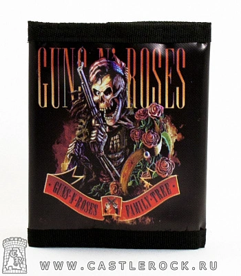 кошелек guns'n'roses (череп, к/з)