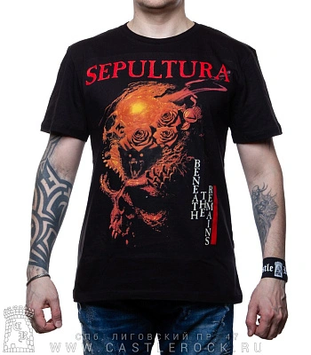 футболка sepultura "beneath the remains"