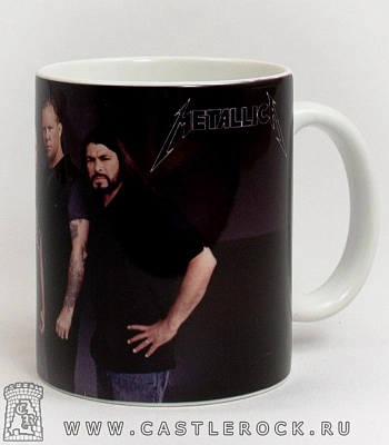 кружка metallica (группа в черном)