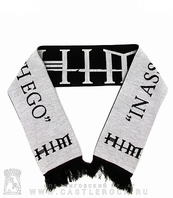 шарф him (ч/б)