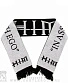 шарф him (ч/б)