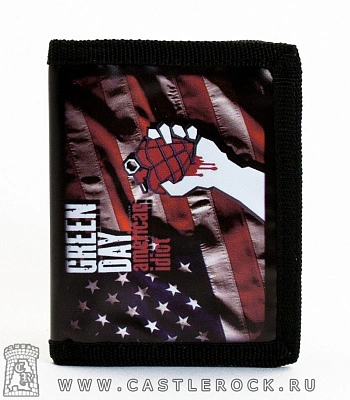 кошелек green day "american idiot" (к/з)