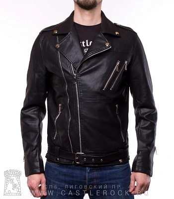 косуха к/з классическая мягкая (2 молнии) а202