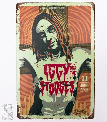 табличка iggy and the stooges
